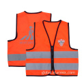 Orange Safety Vest Breathable Mesh Ansi Class 2 Safety Children Vest Factory